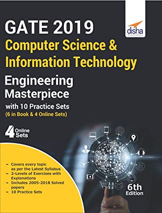 GATE 2019 Computer Science & Information Technology Masterpiece with 10 Practice Sets (6 in Book + 4 Online)
