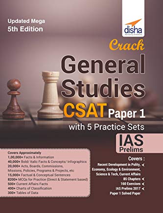Crack General Studies CSAT - Paper 1 with 5 Practice Sets (IAS Prelims) by Disha Experts