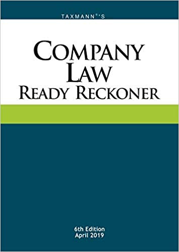 Company Law Ready Reckoner (6th Edition April 2019)