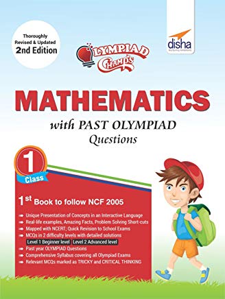 Olympiad Champs Mathematics Class 1 with Past Olympiad Questions 2nd Edition by Disha Experts