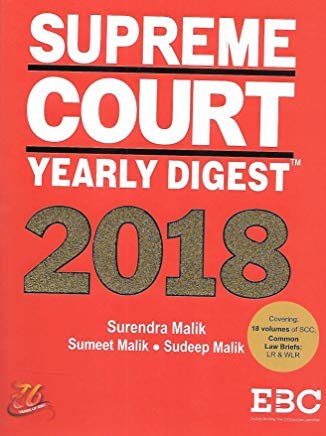 Supreme Court Yearly Digest 2018 by Surendra Malik