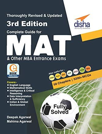 Complete Guide for MAT and other MBA Entrance Exams by Disha Experts