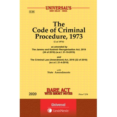 The Code Of Criminal Procedure , 1973 Bare Act By Universal