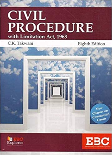 Ck Takwani Civil Procedure with Limitation Act by Eastern Book Company