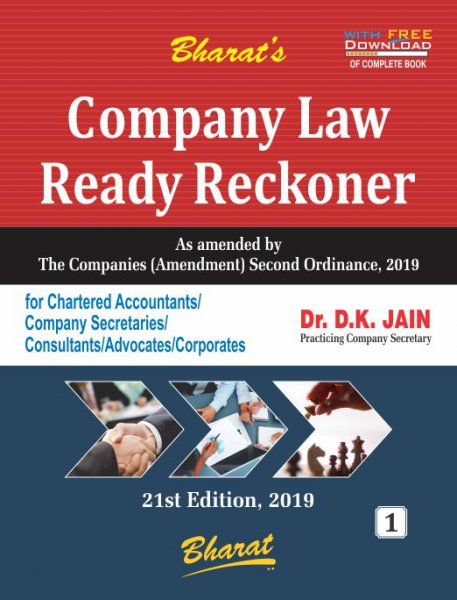 COMPANY LAW READY RECKONER [with FREE Download]