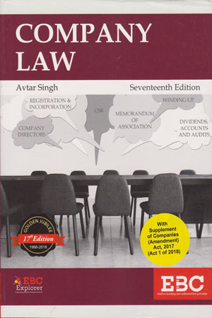 Company Law Paperback – 2018 by Avtar Singh  (Author)