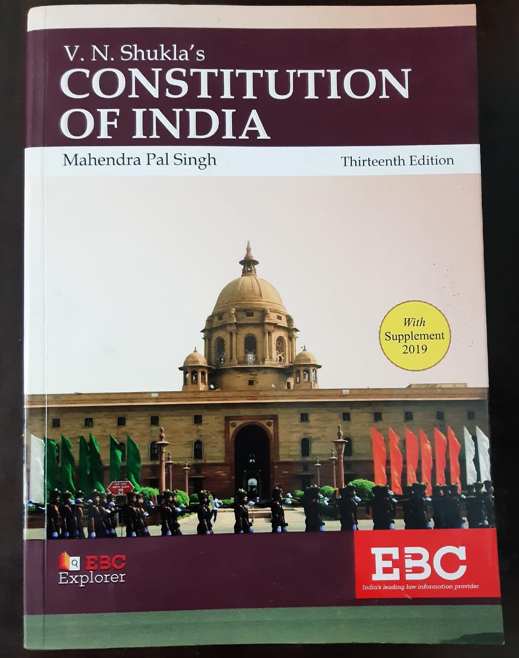 V. N. Shukla Constitution of India by Eastern Book Company
