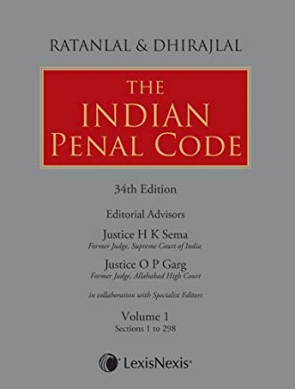 Ratanlal & Dhirajlal’s - The Indian Penal Code (Set of 2 Volumes) by Lexis Nexis