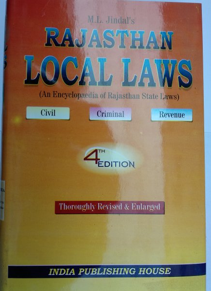 Jindals Local Laws By India Publishing House