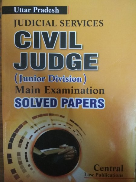 CLP Up Judicial Services Civil Judge Junior Examination Solved Papers