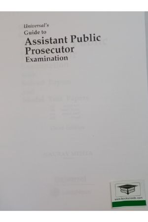 Gaurav Mehta Guide to Assistant Public Prosecutor Examination by Universal LexisNexis