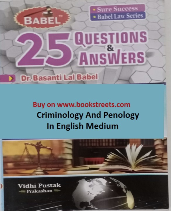 Basanti Lal Babel Criminology And Penology  in English Medium