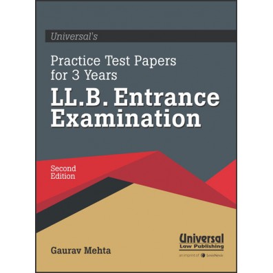 Gaurav Mehta Practice Papers for 3 years LL.B. Entrance Examination by LexisNexis
