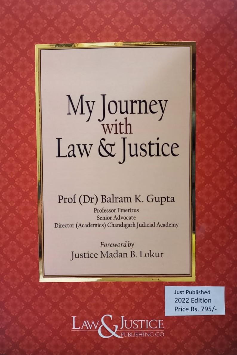MY JOURNEY WITH LAW & JUSTICE BY LAW AND JUSTICE PUBLISHING