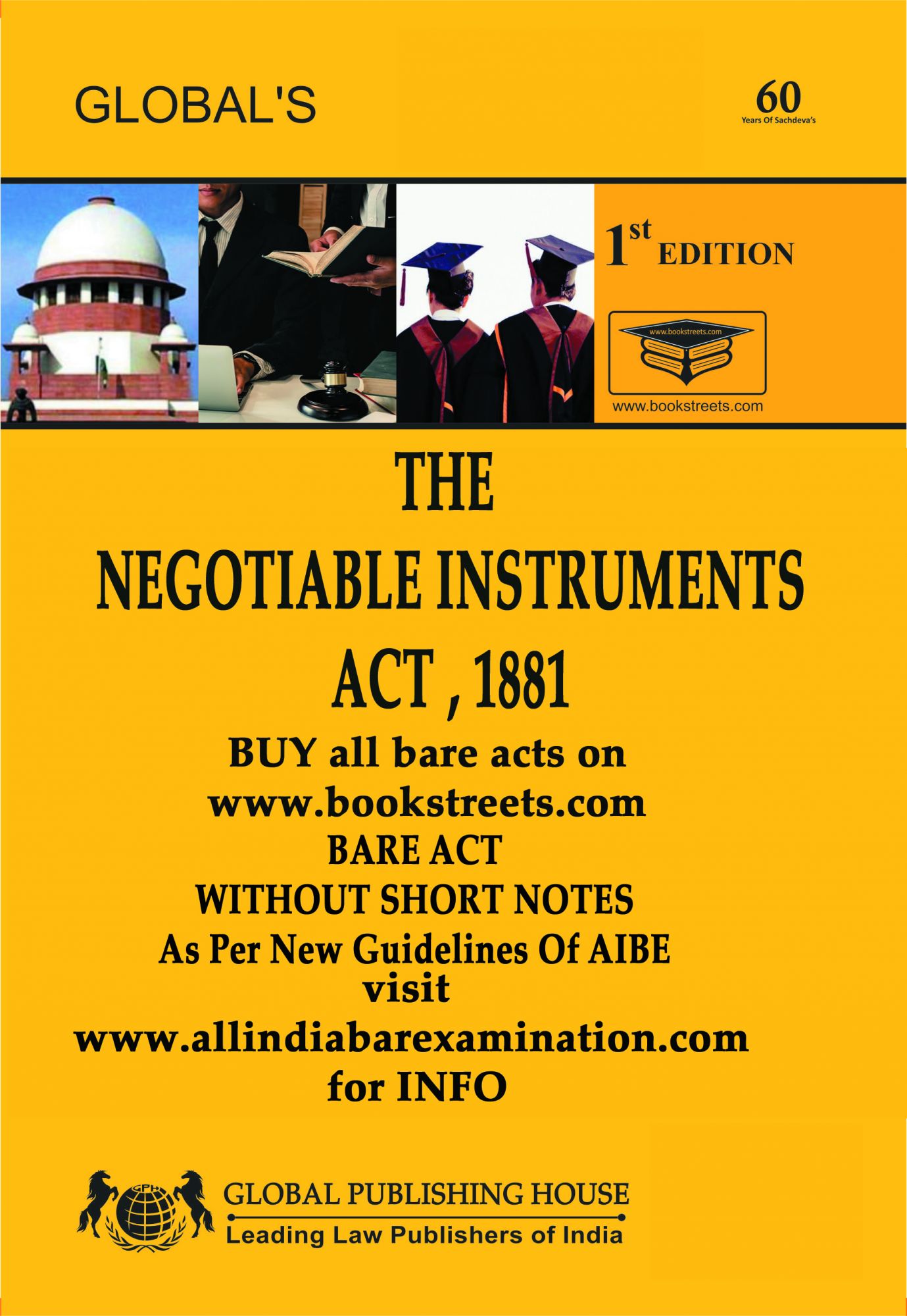The Contract Act bare act For AIbe Exam , Negotiable Instrument  bare act
