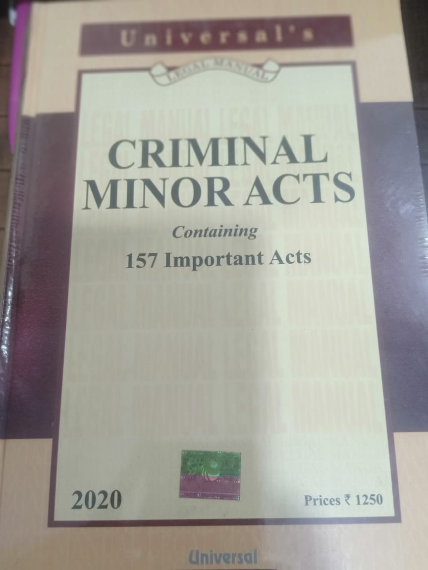 Universal's Criminal Minor Acts ( 157 Important Acts ) by LexisNexis